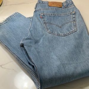 - Levi’s 505 vintage jeans black label . See pics please.